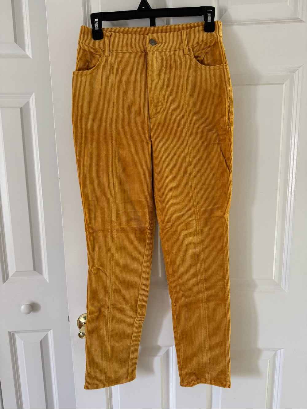 Forever 21 Mustard Yellow High-Rise Corduroy Jeans